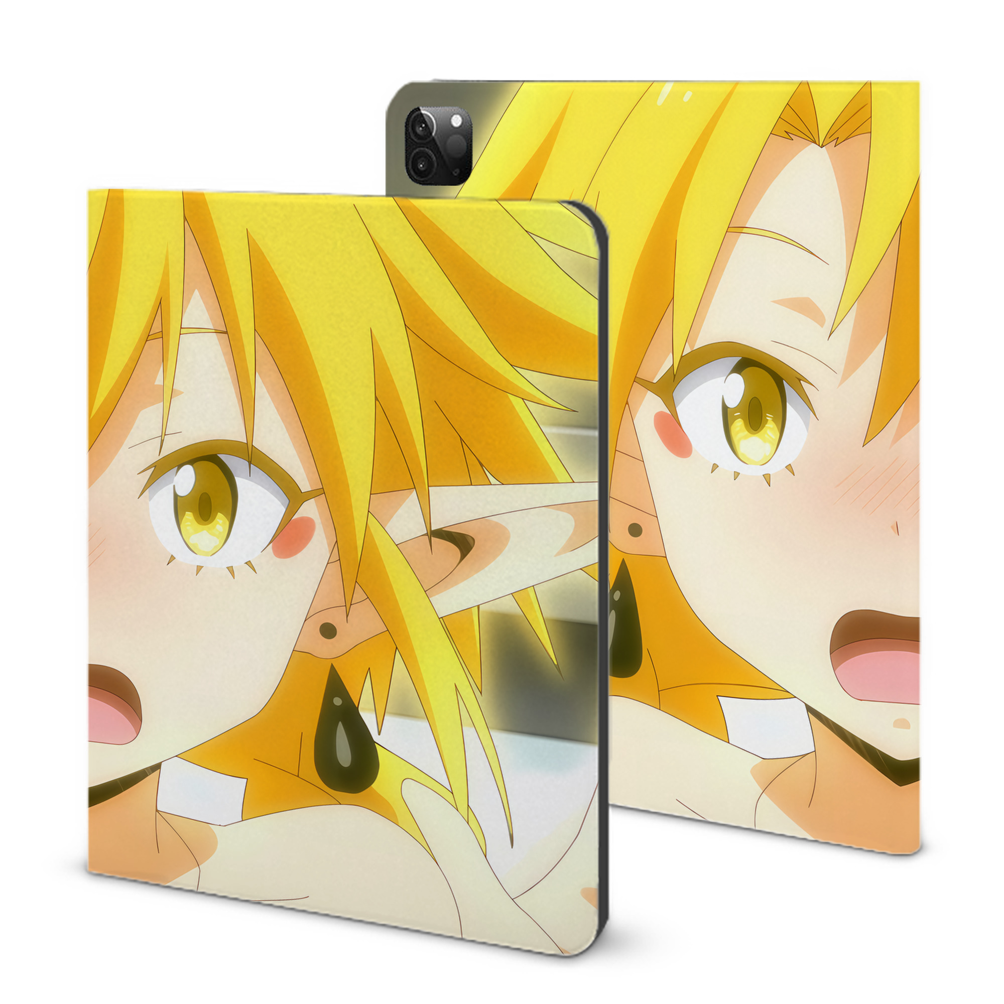 （画像用） 転スラ Regarding Reincarnated to Slime IPadケース ペンホルダー付き ブックスタイルデザイン